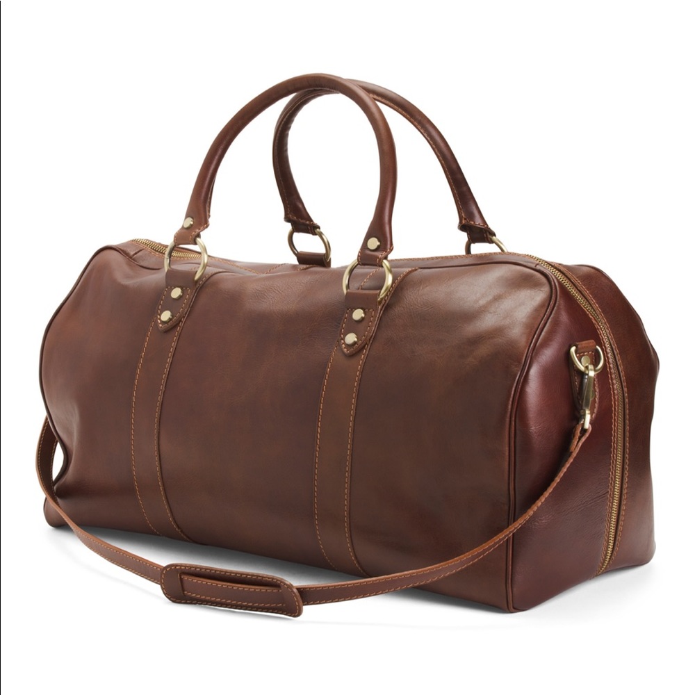NWT MEDICI Leather Duffel Bag